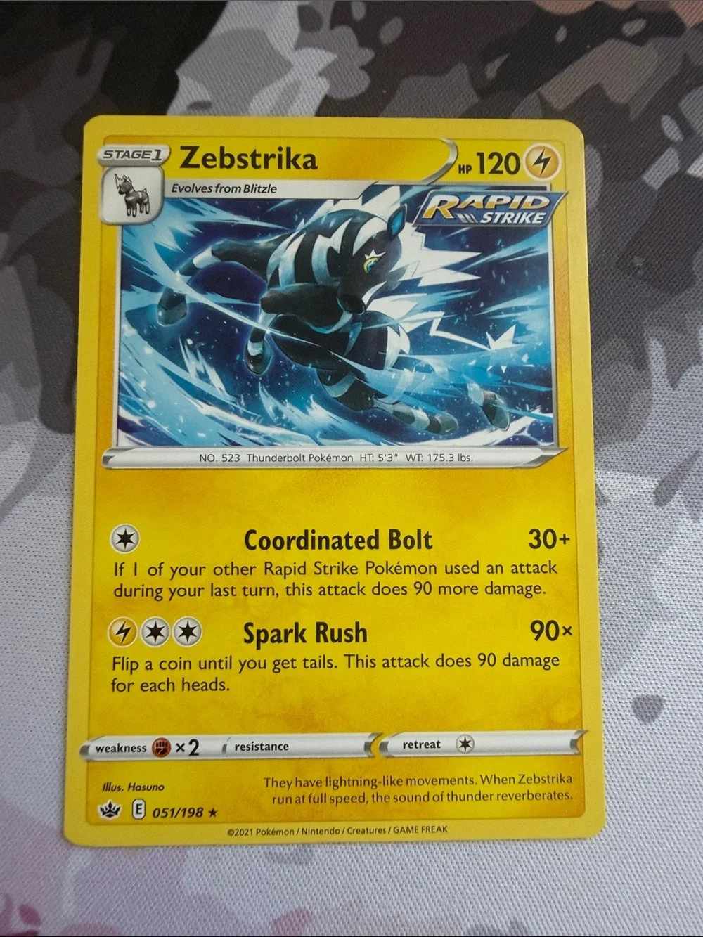 Blitzle & Zebstrika Evolution Lot | 3 Pokémon Cards | ✨5/$25✨
